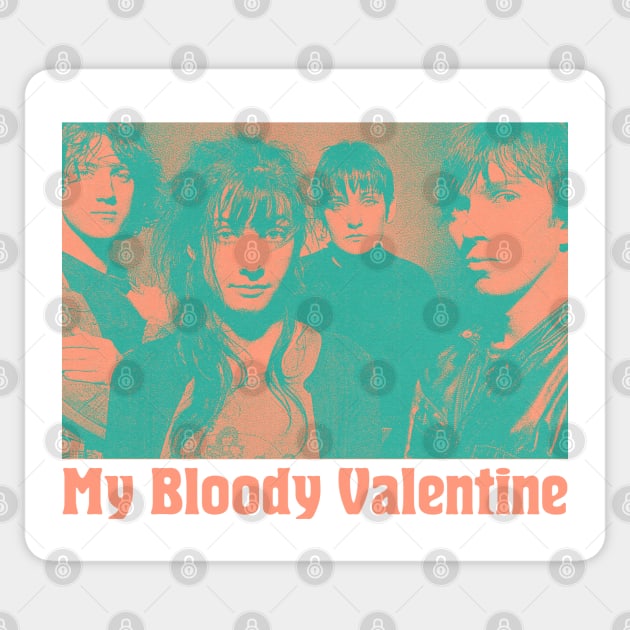 My Bloody Valentine / 90s Style Psychedelic Design Sticker by unknown_pleasures